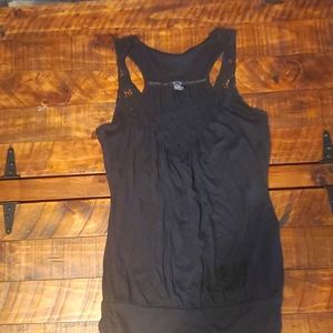 Black tank top